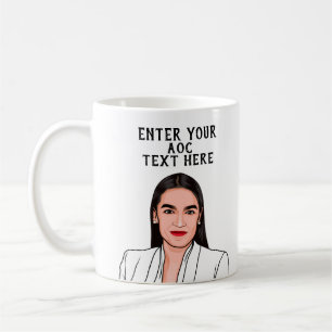 PERSONALIZED ALEXANDRIA OCASIO-CORTEZ COFFEE MUG