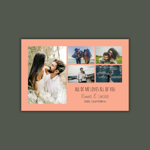 Personalized All of Me Loves All of You Photo  Poster