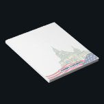 Personalized American Flag Patriotic USA Notepad<br><div class="desc">Personalized American Flag Patriotic USA Gifts! Celebrate pride, freedom, and unity with this American Patriotic USA design. Inspired by the spirit of the United States, this design reflects love for the country, national pride, and the values of liberty and independence. Perfect for national holidays, patriotic events, family gatherings, or everyday...</div>