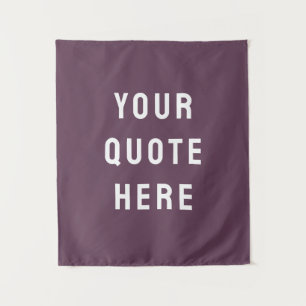 Personalized Amethyst Quote Your Nursery Wall Art  Tapestry
