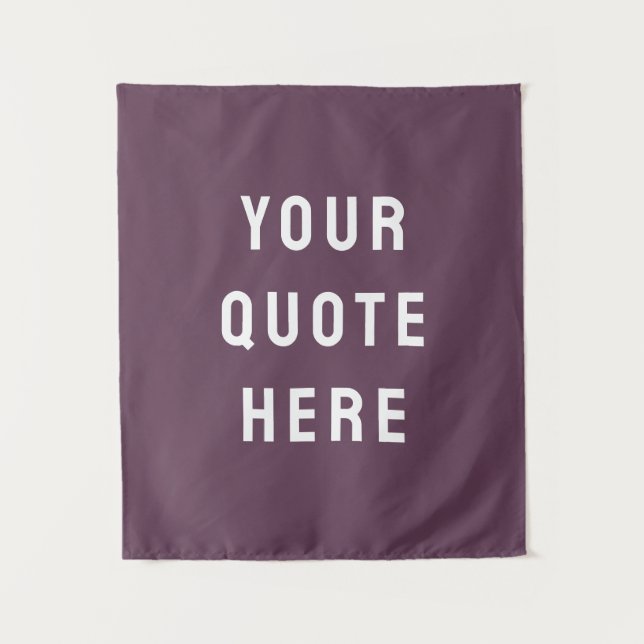 Personalized Amethyst Quote Your Nursery Wall Art  Tapestry (Front)