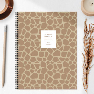 Personalized Animal Print Giraffe Spots 2022  Planner