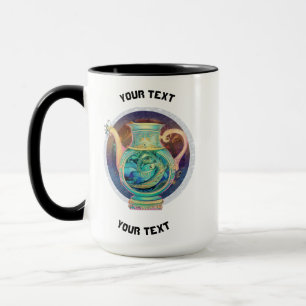 PERSONALIZED Aquarius ZODIAC SIGN Mug