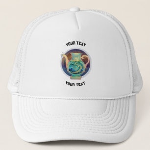 PERSONALIZED Aquarius ZODIAC SIGN Trucker Hat