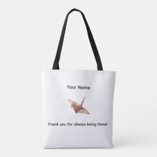 Personalized Arigatou Tote Bag Custom Name & Mes
