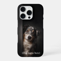 Personalized Australian Shepherd Portrait iPhone C