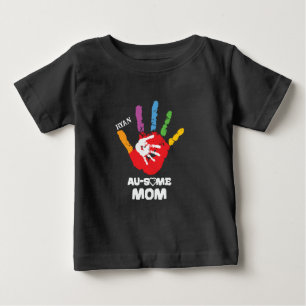 Personalized Autism Awareness Autistic Mom T-Shirt