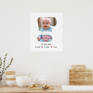 Personalized Baby Alphabet Letter - F - Poster