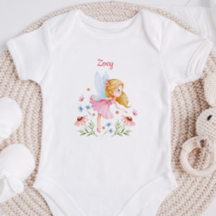 Personalized Baby Girl Fairy Bodysuit