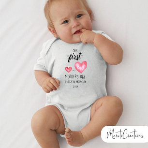 Personalized baby jumpsuit first mother's day