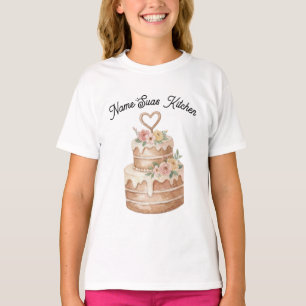 Personalized Baby & Kids T-Shirt - Custom Name Cak