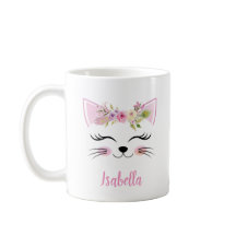 Personalized Baby Kitten head mug