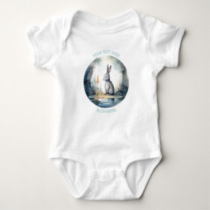 Personalized baby Rabbit bodysuit