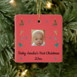 Personalized Baby’s First Christmas Ornament