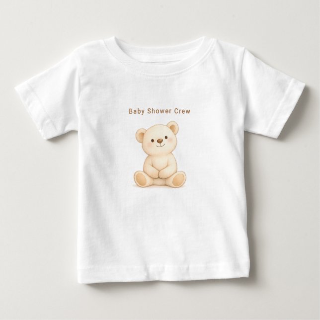 Personalized Baby Shower Baby T-Shirt (Front)