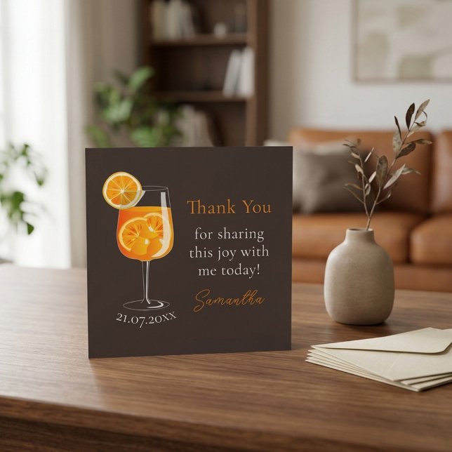 Personalized Bachelorette Party Thank You Card (Creator Uploaded)