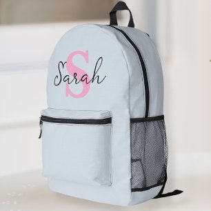 personalized backpack, kids fashion, customized printed backpack