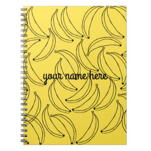 Personalized Bananas Notebook