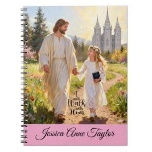 Personalized Baptism Journal for Girls