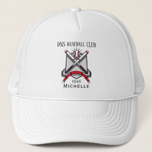Personalized baseball Club Name Classic Trucker Hat