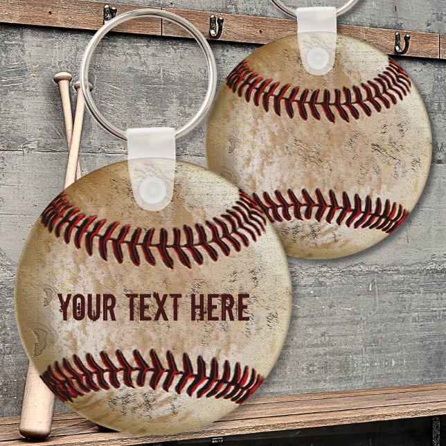 Personalized Baseball Keychains for TEAM or COACH (Gift ideas for baseball team. Baseball gifts for players from coach. Baseball team gifts. )