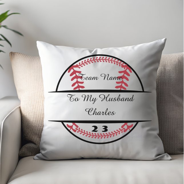 Personalized Baseball Lover Gift,Custom Baseball  Cushion (Creator Uploaded)