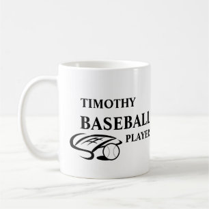Personalized Baseball Lover Mug