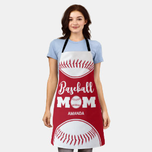 Personalized Baseball Mom Mother's Day Apron
