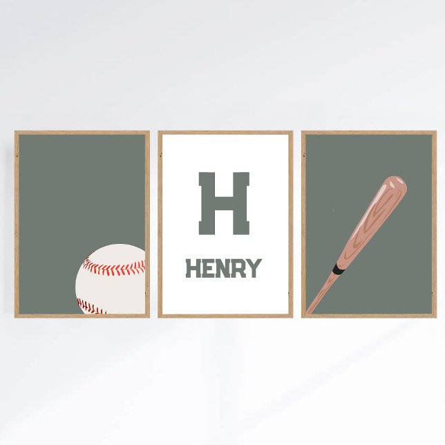 Personalized Baseball Nursery Boys Game Room Decor (Creator Uploaded)