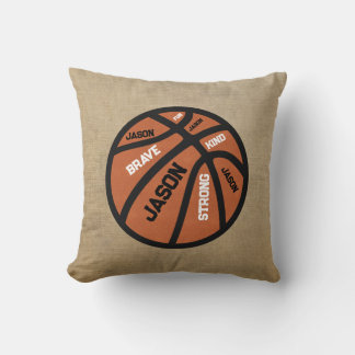 Personalized Basketball Pillow Add Your Name