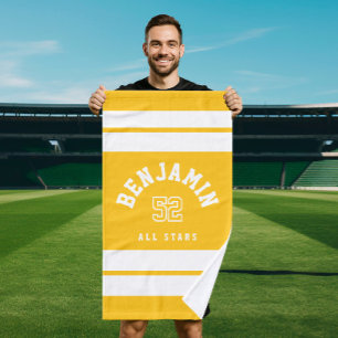 Personalized Basketball Sports Towel -Custom Coach