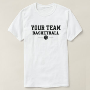 Personalized Basketball Team T-Shirt