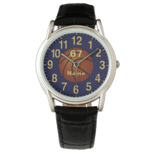 Personalized Basketball Wrist Watch for Men