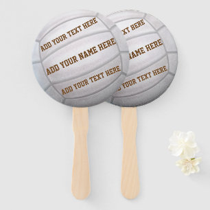 Personalized Beach Volleyball Hand Fan