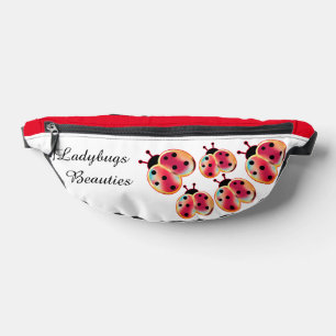 Personalized Beautiful Fluttering Ladybugs Bum Bags