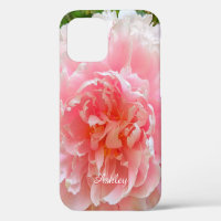 Personalized Beautiful Pink Hawaiian Coral Peony