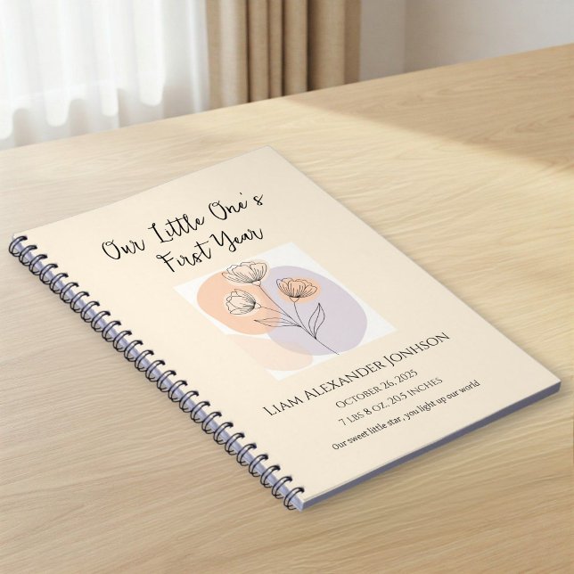Personalized Beige Baby Photo Notebook  (Creator Uploaded)