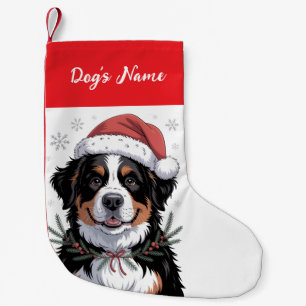 Personalized Bernese Mountain Dog Christmas Small Christmas Stocking