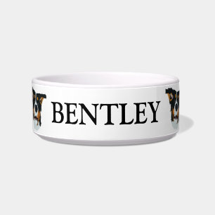 Personalized Bernese Mountain Dog Pet Bowl