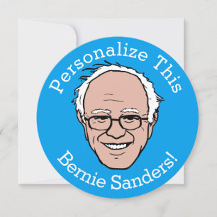 PERSONALIZED Bernie Sanders Cartoon Face