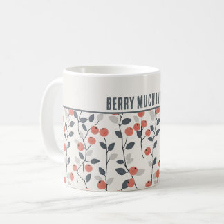 Personalized "Berry Much in Love" Scandinavian Coffee Mug
