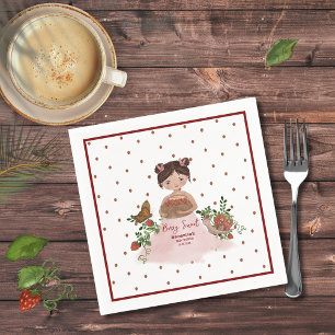 Personalized Berry Sweet Baby Shower Napkin