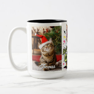 Personalized Best Cat Dad Ever - fathers day mugs