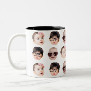 Personalized Best Dad By Par Christmas Gift Two-Tone Coffee Mug