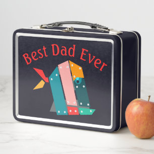 Personalized Best Dad Ever Lunch Box