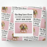 Personalized “Best Dog Ever” Dog Newspaper Postcard<br><div class="desc">Celebrate your furry best friend with this personalized “Best Dog Ever” newspaper-style postcard. Designed like a playful dog lover headline, this custom postcard features your dog’s photo, name, and a fun “voted #1” message that’s guaranteed to make pet parents smile. Perfect for mailing, gifting, or displaying, this postcard is a...</div>