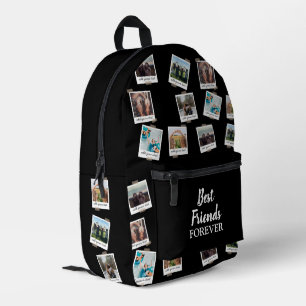 Personalized Best Friends 6 Photo Custom Collage Printed Backpack
