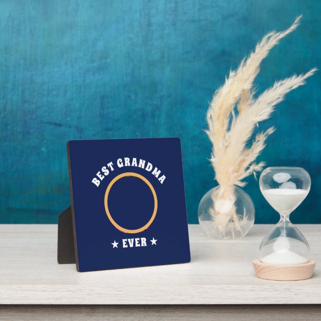 Personalized Best Grandma Ever Custom Family Photo Plaque (Insitu)