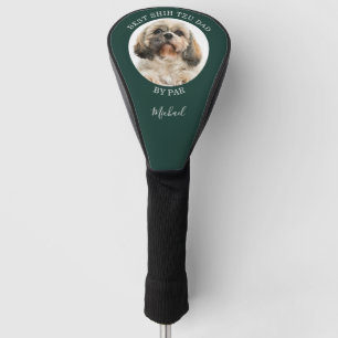 Personalized Best Shih Tzu Dog Dad Photo Golf Head Cover