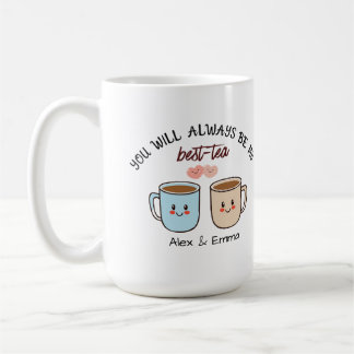 Personalized Best-Tea Couple Coffee Mug